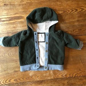 Hanna Andersson Lined Corduroy Hooded Jacket